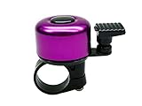 Intoy Bicycle Bell Alloy Mini, Loud Clear Sound Bike Bells for Adults and Kids - Fits 7/8” Bicycle Handle Bar