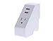 Bostitch Office Konnect Desktop Power + USB Hub, 2 USB Ports, 120V Power Outlet, White (KT-POWER-WHITE)