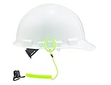 Coiled Lanyard with Clamp End, No Snag Design, Easily Attaches to Hard Hat, Tools, or Small Valuables, Weight Capacity 2lbs, Ergodyne Squids 3158