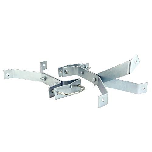 Skywalker 8” HeavyDuty Wall Mount Pair for TV Antenna Mast with (2