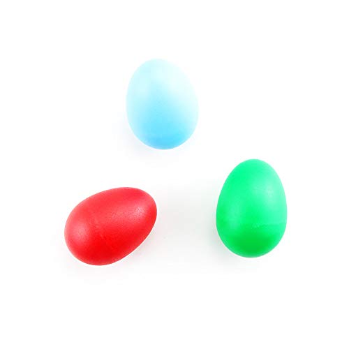 Wpxmer 24 Pack Colorful Egg Shakers, Plastic Eggs with 8 Colors Musical Eggs Toys for Easter Party Supplies - Thumbnail 2