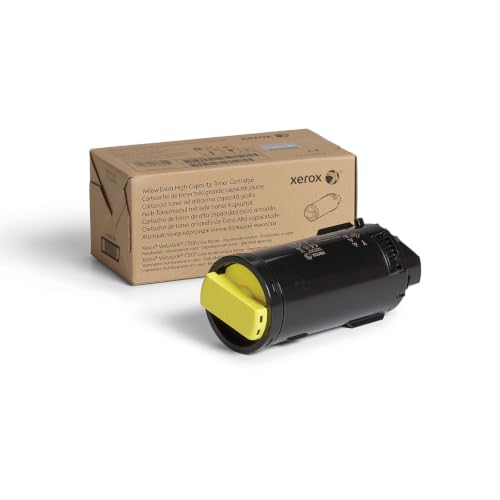 Xerox Genuine VersaLink C500 / C505 Yellow Extra High Capacity Toner Cartridge (9,000 pages) - 106R03875