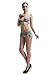 NYC-Fashion Bikini Crystal Charm Crossover Harness Waist Belly Body Chain Necklace (Gold)