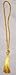 100 Goldenrod Yellow Colored Bookmark Tassels
