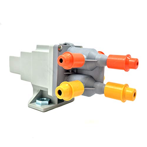 DUAL TANK SELECTOR VALVE Fuel Gas Diesel with Hose Clamps with