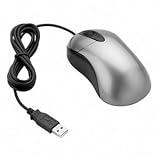 Fellowes® Optical Mini Mobile Mouse, Three-Button/Scroll, Programmable, SR/BLK