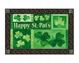 Shamrock Collage Matmate Doormat