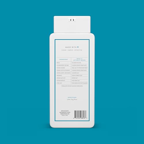 NATIVE BODY WASH CONTAINS NATURALLY DERIVED INGREDIENTS | FOR WOMEN & MEN, SULFATE, PARABEN, & DYE FREE LEAVING SKIN SOFT AND HYDRATED | OCEAN & TIMBER 18 OZ