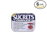 Sucrets Complete Sore Throat & Cough Suppressant Lozenges Vapor Cherry, 18 ct