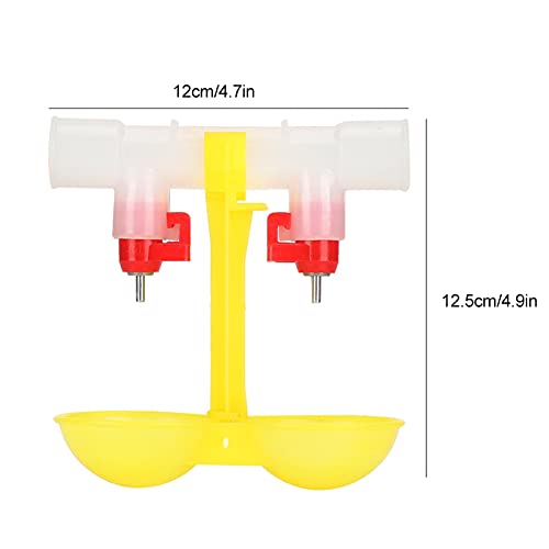 Jeanoko Geflügeltränke mit 2 Schalen Chicken Drinking Cups für Bird for Chick(6 Points) – Bild 8