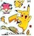 8 sheets Pokemon Go 3D Puffy Stickers Pikachu Party Favors by CharmTM