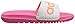 adidas Performance Voloomix XJ Slide Sandal,Pink/White/Flash Orange,5 M US Big Kid