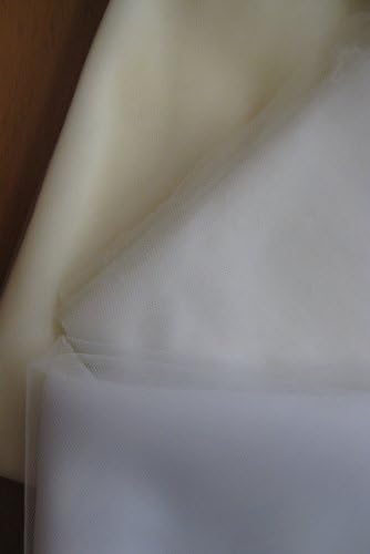 Diamond (Off) White Tulle Fabric 20 Yd Soft Bridal Wedding Craft DIY Supplies