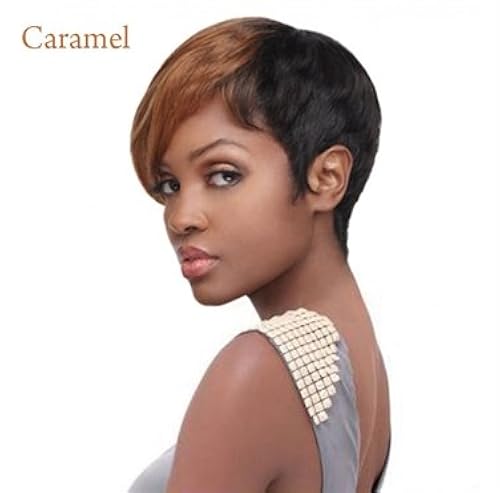 Sensationnel Bump Human Hair Wig Fab Fringe Caramel In Dubai