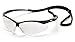Pyramex Safety Products SB6310STP PMXTREME Safety Glasses, Clear Anti-Fog Lens with Black Frame & Cord, Clear