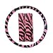 Pink Zebra Tiger Print Steering Wheel Cover and Seat Belt Pads  ~ - Pink Zebra Tiger Print Steering Wheel Cover and Seat Belt Pads 
