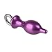 Beauty7 Purple Starter Beginner Anal Butt Plug Hook Ring End Stainless Steel Hypoallergenic Anus Women Men Bondage Play BDSM Rope Game Sex Toys (Size L)thumb 2