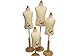 Children's Body Dress Form Kids Mannequin Set (Group of 4) - 6 Month Old, 1-2 Year Old, 3-4 Year Old, and 6-8 Year Old