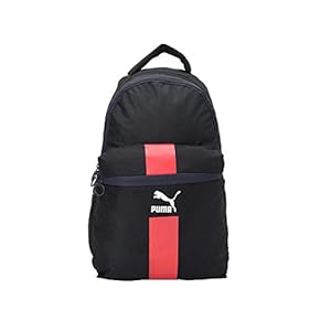 Puma 27 Ltrs Peacoat-High Risk Red-Puma White Laptop Backpack (7619303_X)