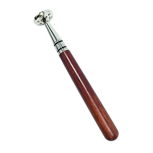 FULUSHOU 2 In 1 Club Type Tobacco Pipe Metal Pressure Bar Cleaning Tool Rosewood, Baseball Bar Type