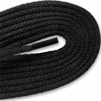 WAXED DRESS ROUND Black 36 inch Shoelaces 2 Pair Pack