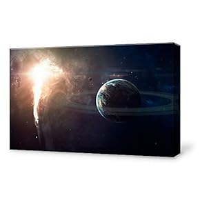 Canvas Wall Art Cosmic Galaxy Modern Home Decor Canvas Painting Wall Decoration for Bedroom Living Room 12x18 inches