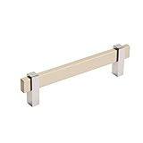 Amerock | Cabinet Pull | Silver Champagne/Polished