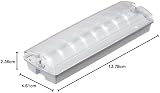 Knightsbridge 3W Green LED Daylight Emergency Bulkhead Light Indoor Outdoor view 6