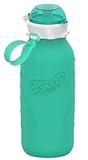 Squeasy Sport 16oz Silicone Collapsible Bottle - Aqua