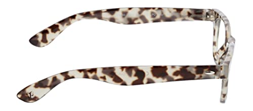 Peepers by PeeperSpecs Clark Blue Light Blocking Reading Glasses, Gray Tortoise +1.25