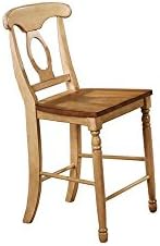 Quails Run 20 in. Napoleon Counter Stool - Set of 2