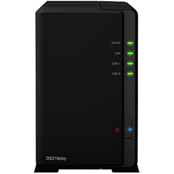 Synology 2 bay NAS Disk Station, DS218play (Diskless)