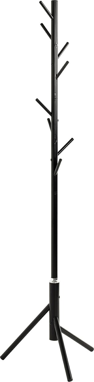 HAKU Coat Rack black, Metal - Dim.: H 173 x Ø 48 cm, Style: Traditional