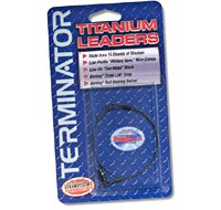 Terminator Braided Titanium Leader (30-Pounds, 6-Inch)