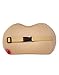 Travel Ease Car Lumbar Support Back Cushion & Headrest Neck Pillow Kit for Seat Cushion Memory Foam Erognomic Design Universal Fit for Car Seat with Back Pain Relief (Beige)