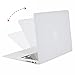 MOSISO Compatible with MacBook Air 13 inch Case (Models: A1369 & A1466, Older Version 2010-2017 Release), Protective Plastic Hard Shell Case & Keyboard Cover & Screen Protector, White