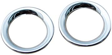 HYZHAUTO Chrome ABS Speakers Front or Tail Door Bright Rings Cover for Jeep Grand Cherokee 2011-2014 Cover Trim Car Accessories Silver