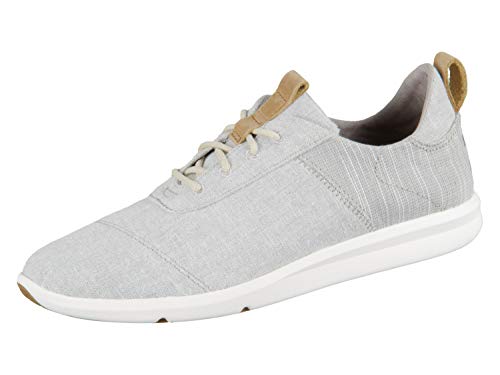 TOMS Women's The Cabrillo Sneaker Drizzle Grey Chambray Mix Want
