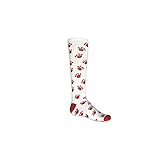 Happy Paw Print Athletic Sock