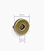 WEICHUAN 100 sets 18mm Antiqued Bronze Purse Magnetic Snap Clasps Magnetic Bag Button - Great for Purses Handbags Clothes Sewing Craft