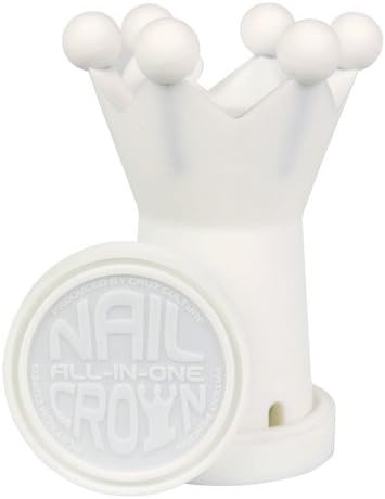 CRUZ CULTURE NAIL CROWN ALL-IN-ONE - WHITE (FREE METAL DAB TOOL SCOPPER & NEEDLE POINT 4.5")