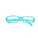 Brittany's My Cyan Blue Modern Glasses Compatible with American Girl Dolls