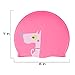 Kids Swim Cap 2 Pack, Silicone Swimming Cap Pink for Girls - Elastic Waterproof Swim Hat for Toddler Age 3-10