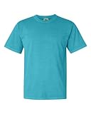Comfort Colors Pigment-Dyed Short Sleeve Shirt XX-Large Lagoon Blue