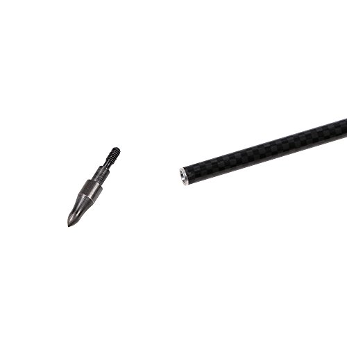 image for Huntingdoor 31 Inch Pure Carbon Arrows Spine 300 Archery Fletched 4 In