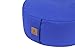 FelizMax Zafu Buckwheat Meditation Cushion, Round zabuton Meditation Pillow, Yoga Bolster, Floor Pouf, Zippered Organic Cotton Cover, Machine Washable – Blue, 13″x13″x5″thumb 1