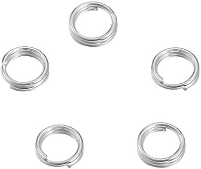 VALYRIA Sterling Silver Split Jump Ring Connector Charm Jewelry Findings