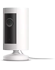 Ring Indoor Cam, Compact Plug-In HD security camera with two-way talk, Works with Alexa - White