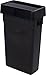 Carlisle FoodService Products 34202303 TrimLine Rectangle Waste Container Trash Can Only, 23 Gallon, Black