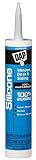 DAP 08643 9.8-Ounce 100% Silicone Window, Door and Siding Sealant, Aluminum